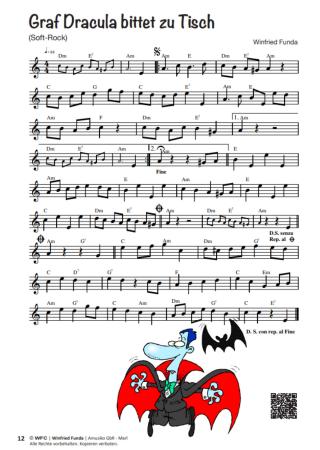 Preview: Musaik 2, Winfried Funda, Instrumente in C-Stimmung, Querflöte, Oboe, Geige, Spielheft, Soloband, mit Online-Audio, leicht-mittelschwer, Originalkompositionen, Originalmusik, Noten für C-Instrumente, Ansichtsseite