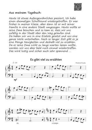 Preview: Aus meinem Tagebuch, Winfried Funda, Klavier-Solo, Piano-Solo, Spielheft, Soloband, musikalische Begebenheiten, 10 Klavierstücke, Etüden, leicht-mittelschwer, Klavier Noten, Originalkompositionen, Originalmusik, Klavier spielen lernen, Probeseite