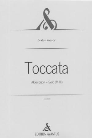 Toccata, Dražan Kosorić, Akkordeon-Solo, Standardbass MII, Melodiebass MIII, Freebass, sehr schwer, anspruchsvoll, Konzertakkordeonisten, Studentinnen, Studenten, Akkordeon Noten, Cover