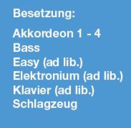 Preview: Happy Birthday Swing, Akkordeonorchester, Oliver Kruck, mittelschwer, Geburtstagslied, Geburtstagsständchen, moderne Fassung, neues Gewand, Akkordeon Noten
