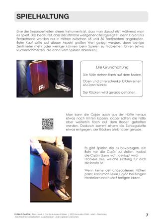 Preview: iPlay Cajón, Prof. José J. Cortijo, Marc Küsters, Cajónschule, Schulwerk für Cajón, Online-Material, Playalongs, verschiedene Genres, verschiedene Rhythmen, Cajón spielen lernen, Cajónunterricht, Selbststudium, Cajón Noten, Spielhaltung