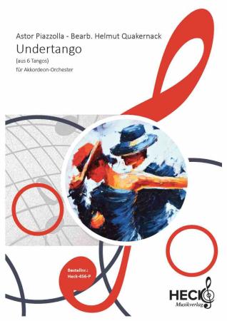 Preview: Undertango, Helmut Quakernack, Astor Piazzolla, Akkordeonorchester und Solostimme, aus 6 Tangos, Tango Nuevo, mittelschwer, Akkordeon Noten