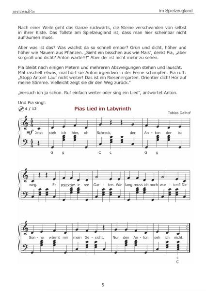 Anton & Pia - Im Spielzeugland, Musikheft für Kinder, Musiknoten für Kinder, Akkordeon-Solo, Spielheft, leicht, Akkordeonspielheft, Kinder musizieren, Akkordeonnoten für Kinder, Akkordeonschüler, Musikschüler