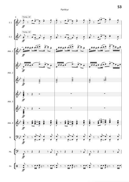 Totems, Ian Watson, Akkordeon-Orchester, Auftragskomposition, Oberstufe, schwer, Wertungsstück, Wettbewerbsliteratur, Originalkompostion, Originalmusik, Akkordeon Noten, Demo