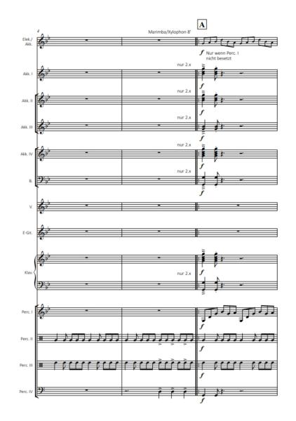 A Butterfly Shines On Me, Lionel Chapuis, Akkordeon-Orchester, Irish Folk, Rock, Hommage, mittelschwer-schwer, Originalkomposition, Originalmusik, Akkordeon Noten, Cover, Notenbeispiel