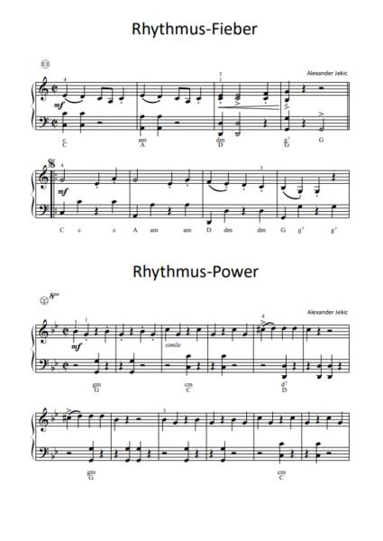 Akkordeon Rhythmix 2, Alexander Jekic, Akkordeon-Solo, Standardbass MII, Spielheft, Begleitheft, Soloband, leicht, Anfänger, Unterricht, Konzerte, Vorspiele, Wettbewerbe, Wertungsspiele, Akkordeon Noten, Ansichtsseite