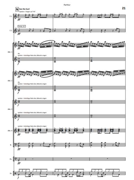Space Rock, Ian Watson, Akkordeon-Orchester, London Accordion Orchestra, Oberstufe, schwer, Wertungsstück, Wettbewerbsliteratur, Rockmusikelemente, Originalmusik, Originalkomposition, Orchesternoten, Musiknoten, Akkordeon Noten, Demoseite