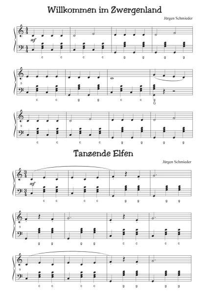 Die Tastenzwerge Band 1, Jürgen Schmieder, Akkordeon Solo, Standardbass MII, sehr leicht-leicht, Anfänger, Schüler, Akkordeon Noten, Akkordeonunterricht, Begleitheft, Spielheft