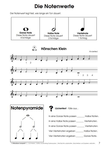 Akkordeon kompakt Band 1, Jürgen Schmieder, Akkordeonschule mit Online-Audio, Schulwerk, Lehrwerk, Schmiederschule, Akkordeon-Solo, Akkordeon Noten, Anfänger, Unterricht, Akkordeonunterricht, Probeseite