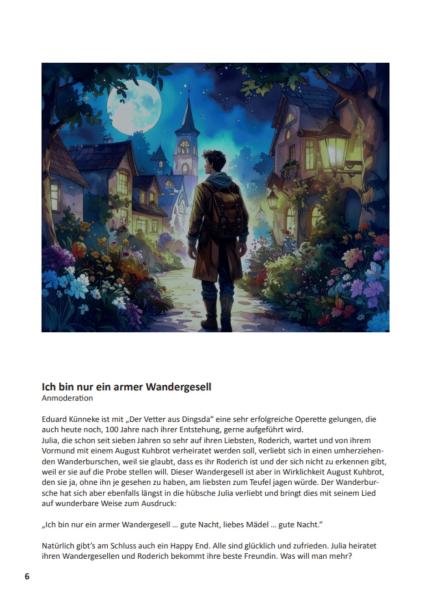 Jede Wette ... Operette, Winfried Funda, Akkordeon-Solo, ​Standardbass MII, Spielheft, Soloband, Konzert, Auftritt, mit Anmoderationen, mittelschwer, Akkordeon Noten, Notenbeispiel